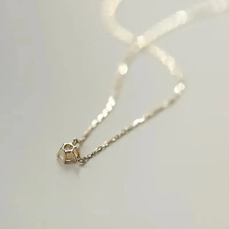 Gold And Silver Color Necklace