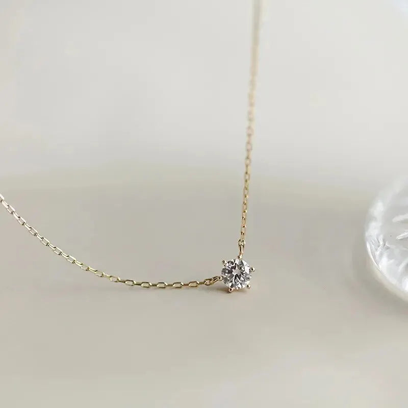 Gold And Silver Color Necklace