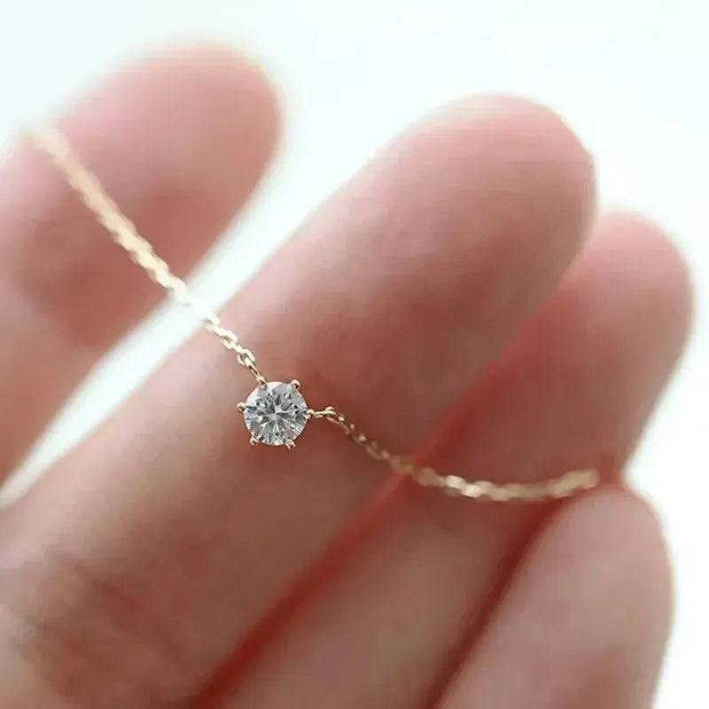 Gold And Silver Color Necklace