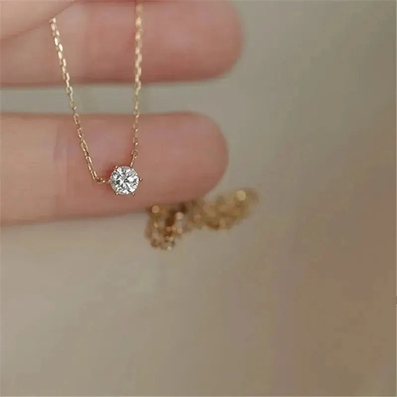 Gold And Silver Color Necklace