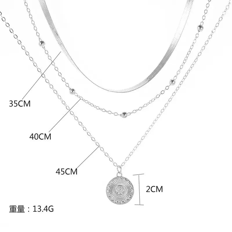 Silver And Gold Color Necklaces