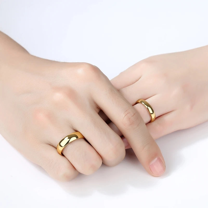 Gold And Silver Color Rings