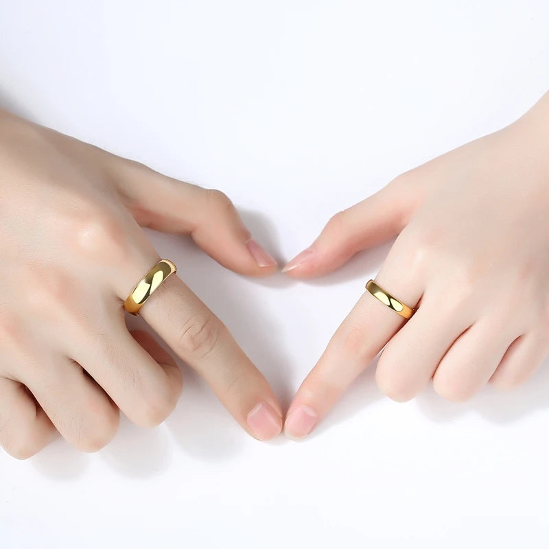 Gold And Silver Color Rings