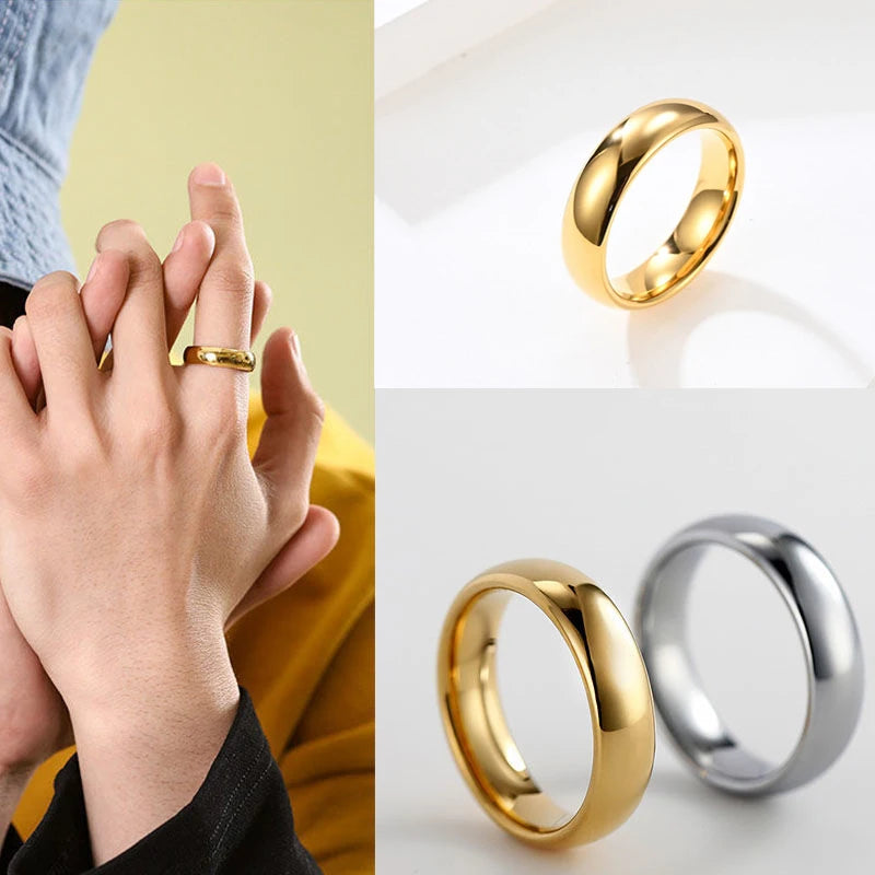 Gold And Silver Color Rings