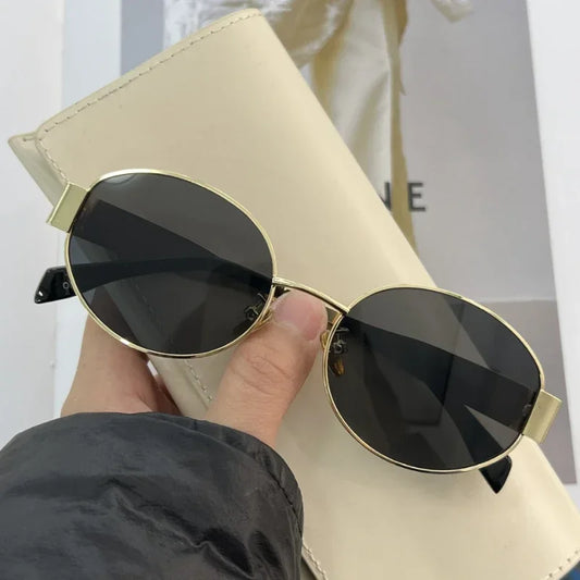 Oval Frame Sunglasses