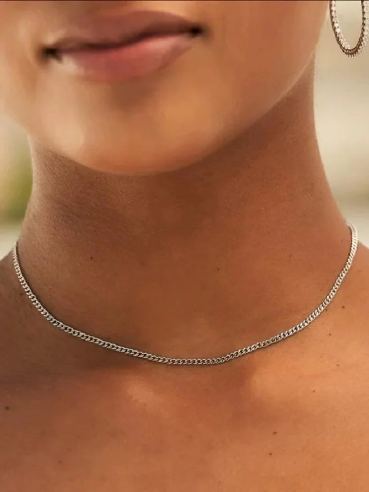 Necklace Simple Stainless